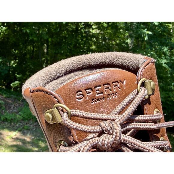 Sperry Avenue Men\'s Duck Boots Size 11 M Brown/Grey Waterproof Worn Twice! main image 5